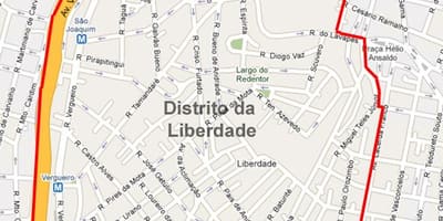 خريطة Liberdade ساو باولو