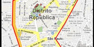 خريطة ريبوبليكا ساو باولو